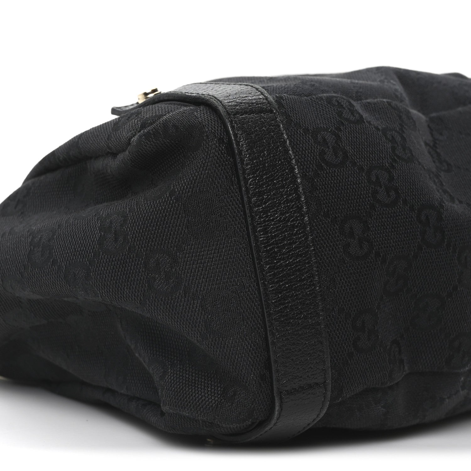 Gucci Monogram Medium Abbey Shoulder Bag Black 9 of 10