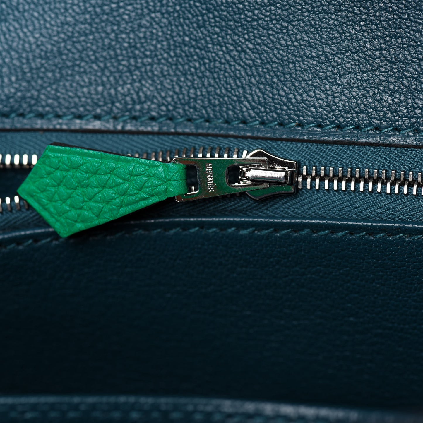 Togo Verso Birkin 25 Menthe Vert Bosphore