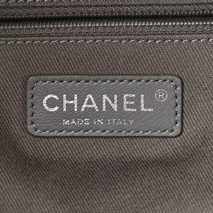 Chanel Graffiti Printed Canvas Medium Backpack Black 6 of 9