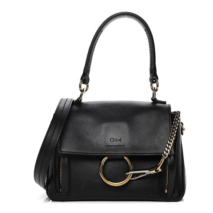 Chloe Calfskin Small Faye Day Shoulder Bag Black 1 of 14