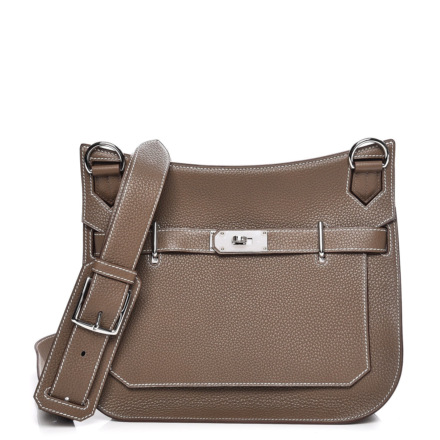 Hermes Taurillon Clemence Jypsiere 31 Etoupe 1 of 11