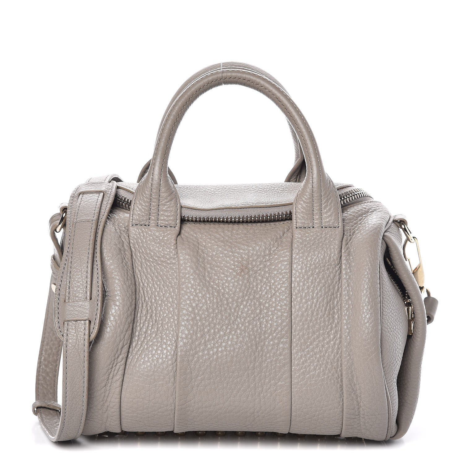 Alexander Wang Pebbled Lambskin Rockie Oyster 1 of 12