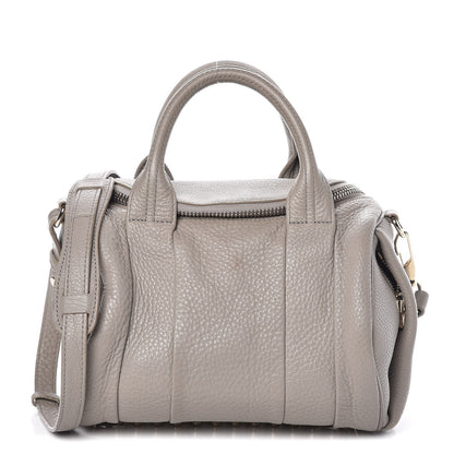 Alexander Wang Pebbled Lambskin Rockie Oyster 1 of 12