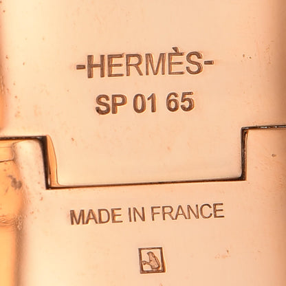 Hermes Enamel Printed Wide Balades Equestres Positif Negatif Hinged Bracelet M Black 4 of 5