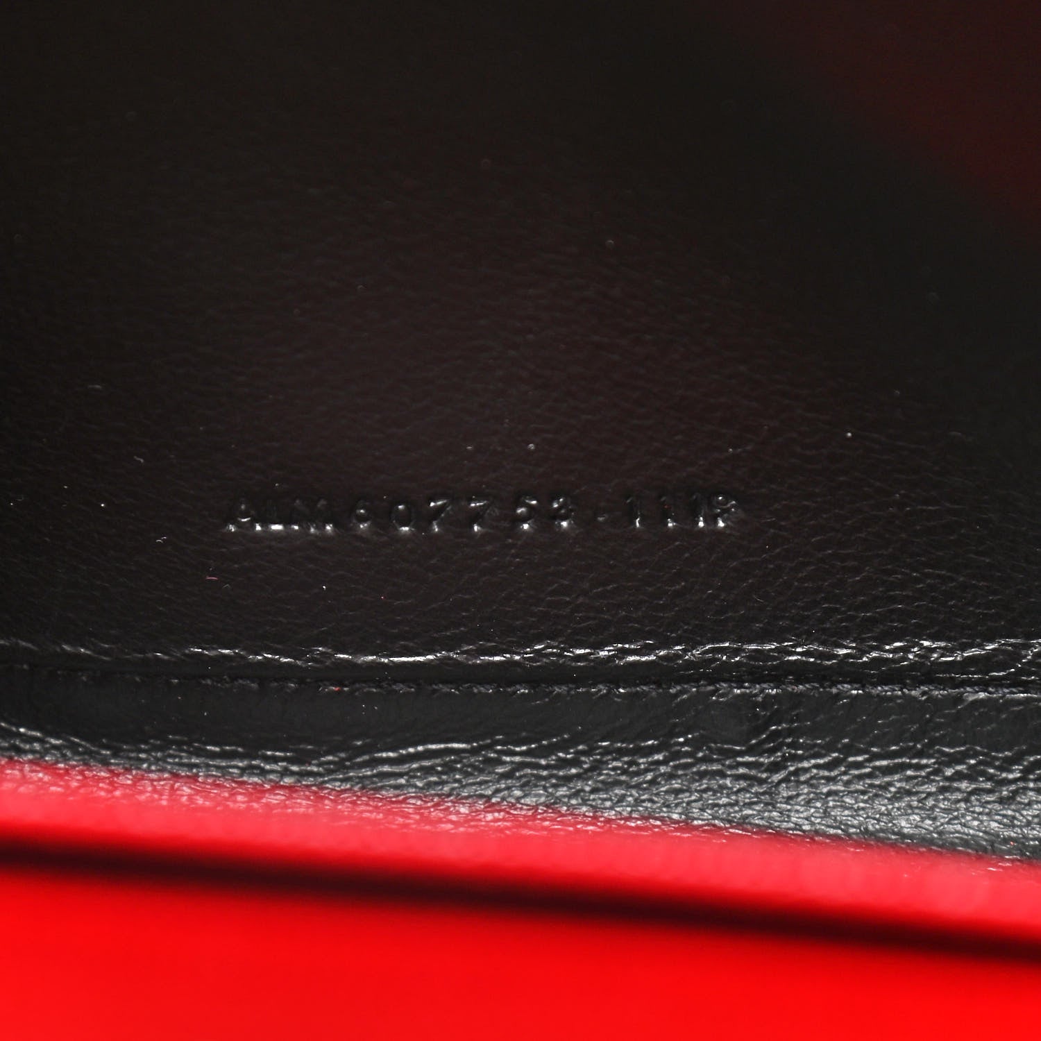 Saint Laurent Grain De Poudre Mini Uptown Crossbody Bag Red 8 of 11