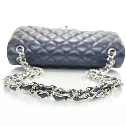 Chanel Caviar Jumbo Double Flap Navy Blue 5 of 11