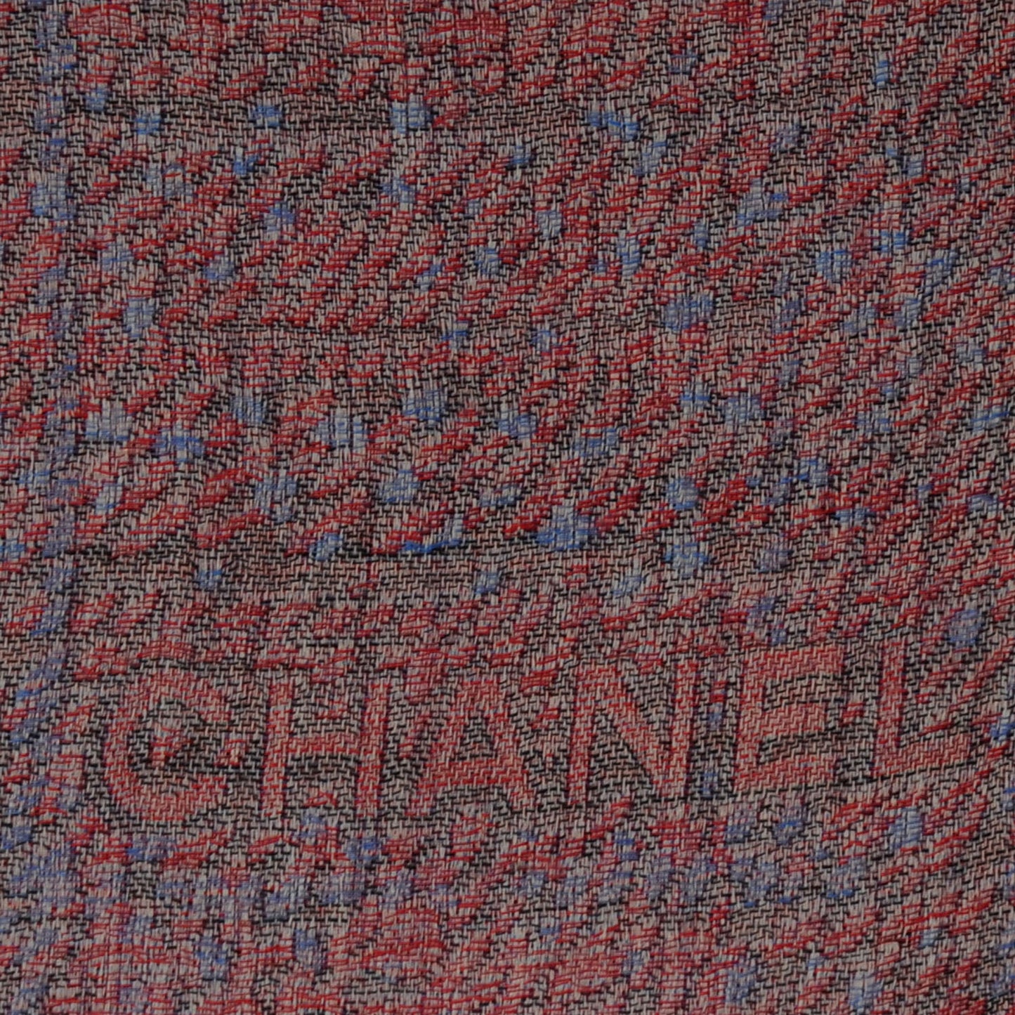 Cashmere Wool Silk CC Logo Scarf