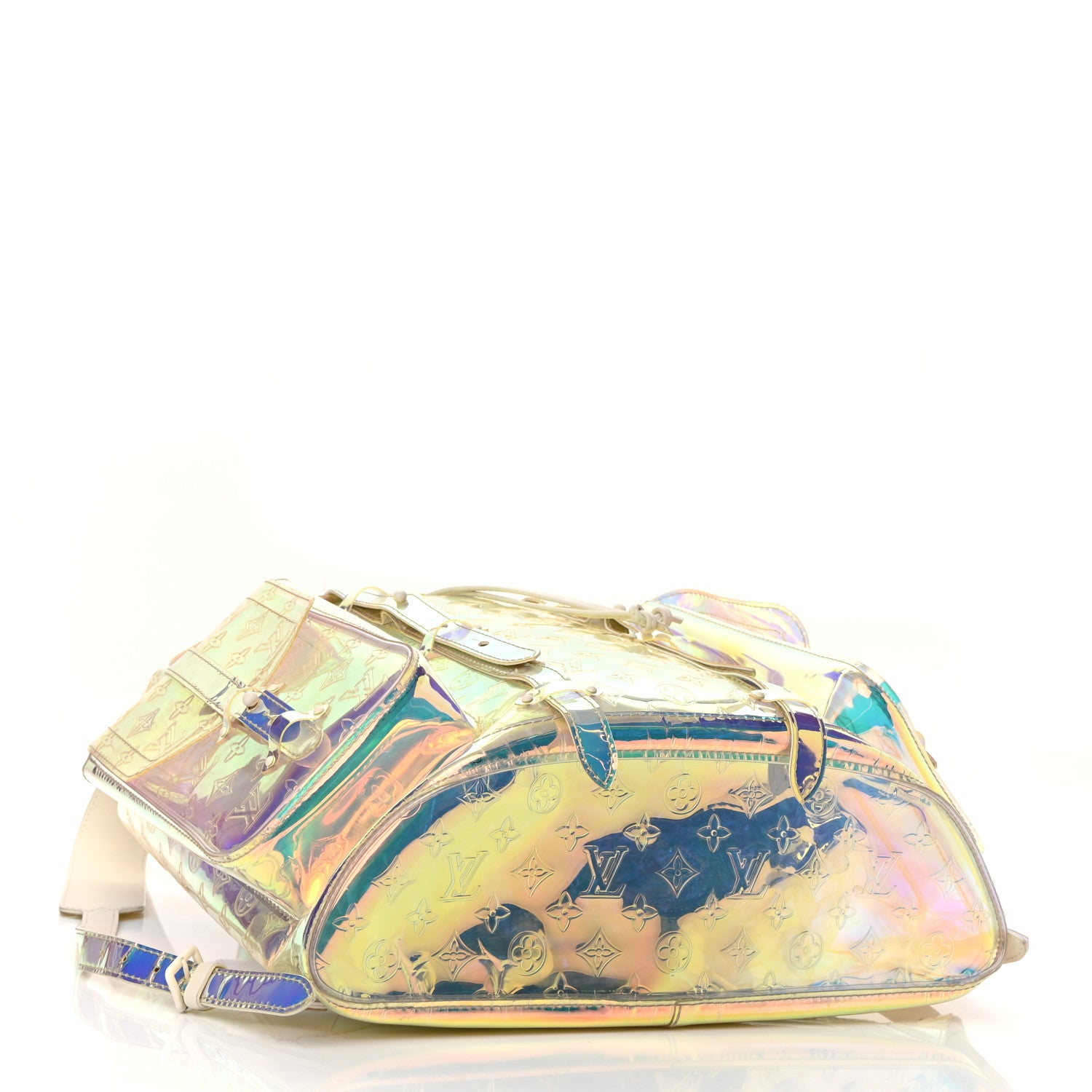Louis Vuitton PVC Monogram Christopher Backpack GM Iridescent Prism 4 of 10