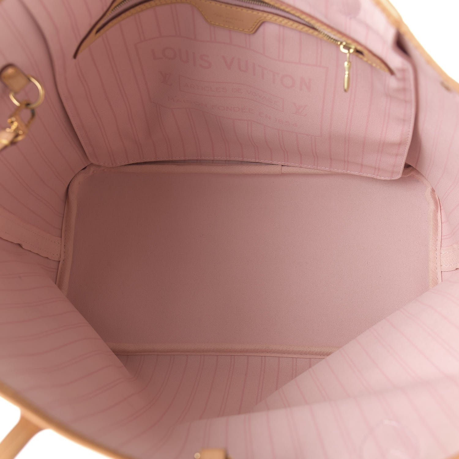 Louis Vuitton Damier Azur Neo Neverfull MM Rose Ballerine 5 of 10