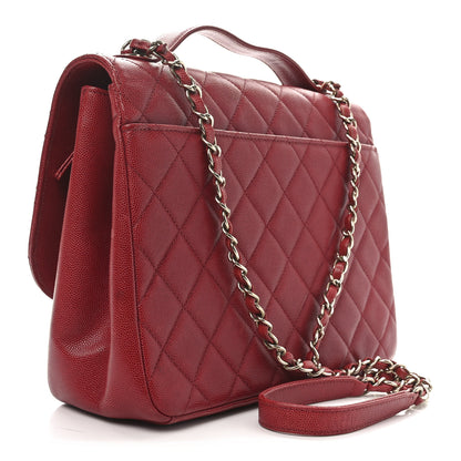 Chanel Caviar Quilted Large Business Affinity Flap Red 3 of 10