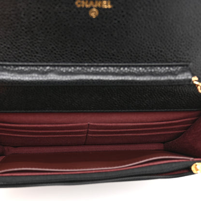Chanel Caviar Quilted Wallet on Chain WOC Black 5 of 11