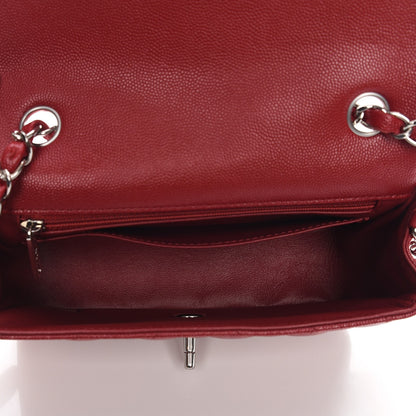 Chanel Caviar Quilted Mini Rectangular Flap Red 5 of 7