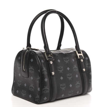 MCM Visetos Small Boston Bag Black 3 of 10