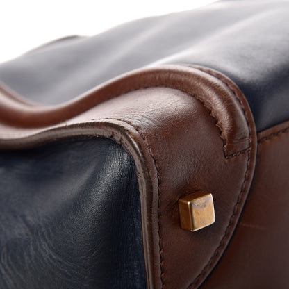 Celine Smooth Calfskin Mini Tri-Color Luggage Navy 12 of 13