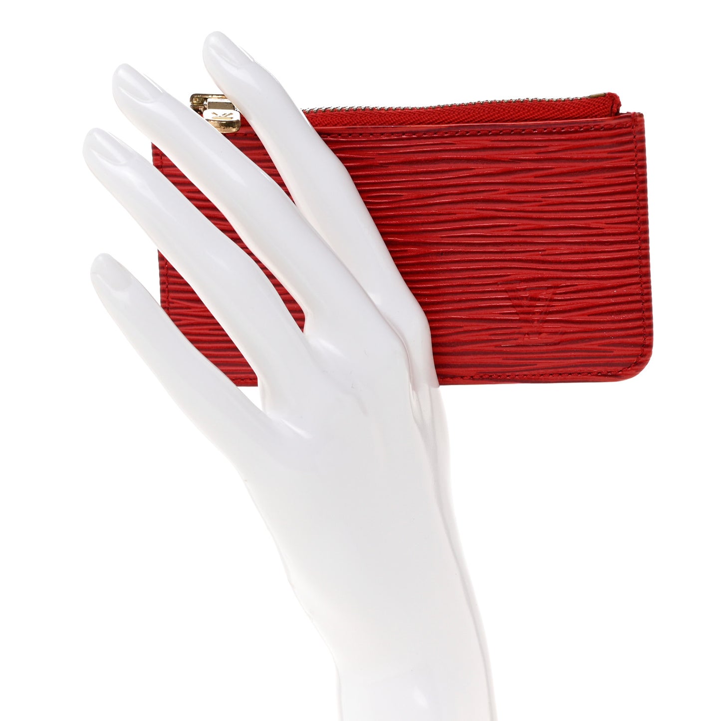 Epi Key Pouch Castillan Red
