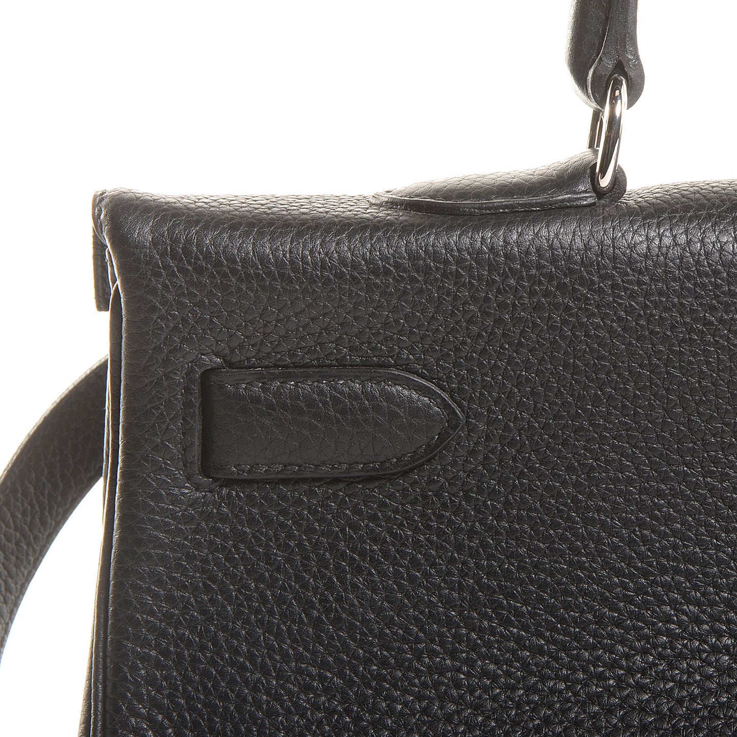 Taurillon Clemence Shoulder Kelly 40 Black