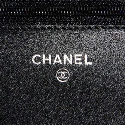 Chanel Caviar Timeless CC Wallet On Chain WOC Black 7 of 8