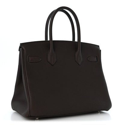 Hermes Togo BIRKIN 30 Chocolate 3 of 11