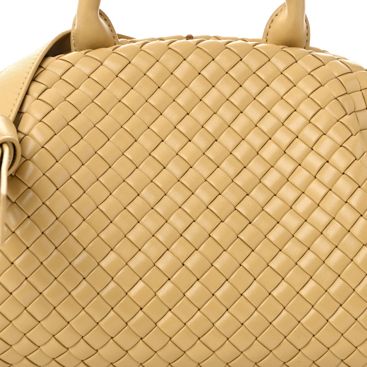 Bottega Veneta Nappa Intrecciato Padded Small The Top Handle Tote Bag Porridge 7 of 10