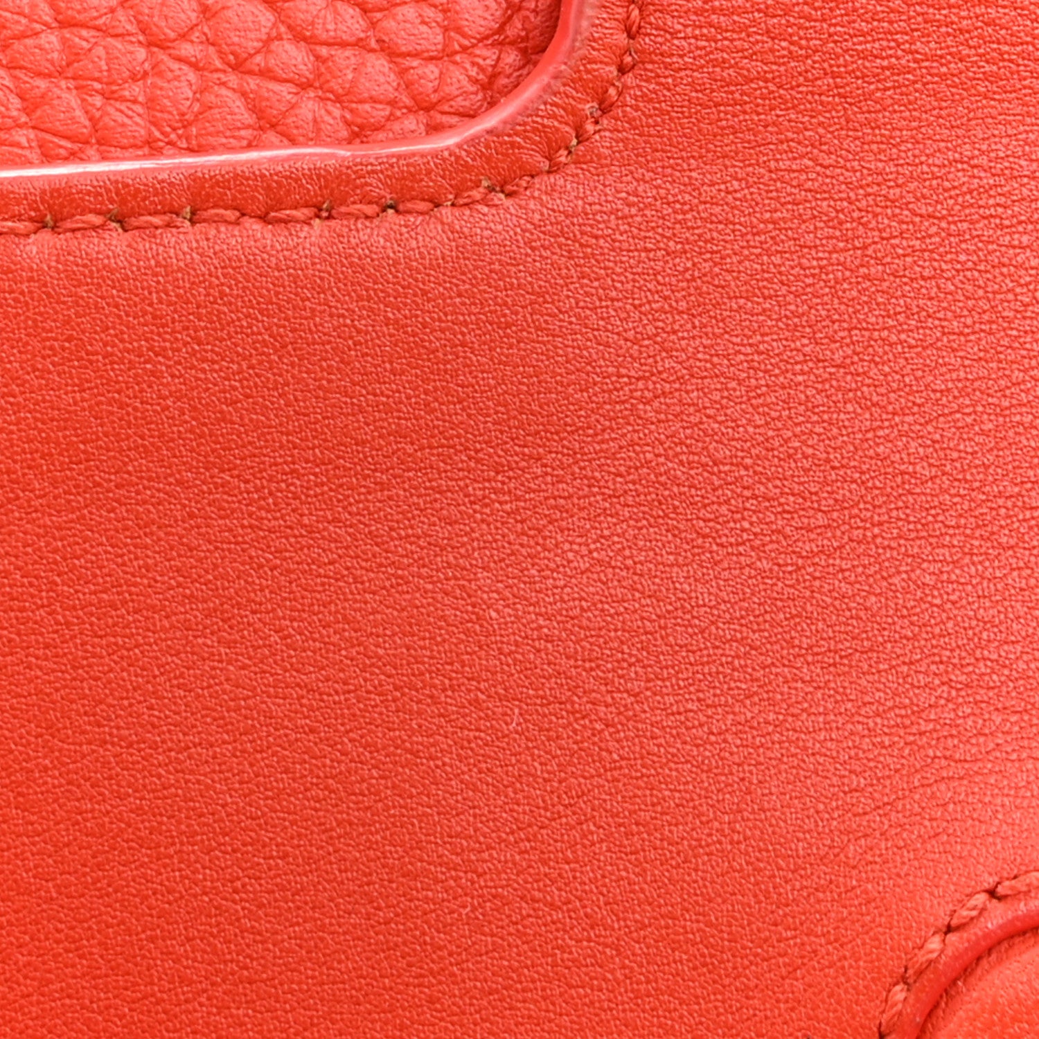 Christian Dior Grained Calfskin Mini Diorever Flap Inferno Red 10 of 10