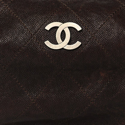 Chanel Caviar Outdoor Ligne Large Hobo Brown 7 of 9