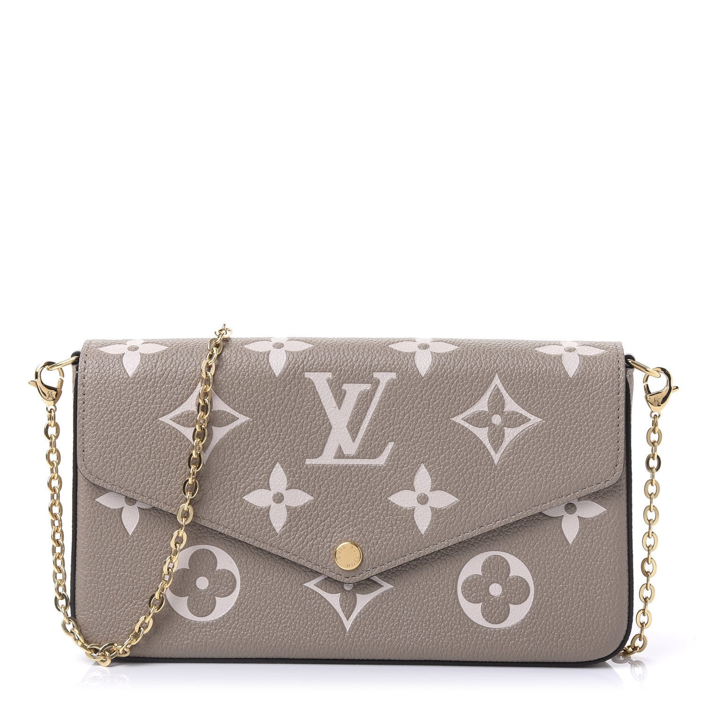 Empreinte Monogram Giant Felicie Pochette Tourterelle Creme