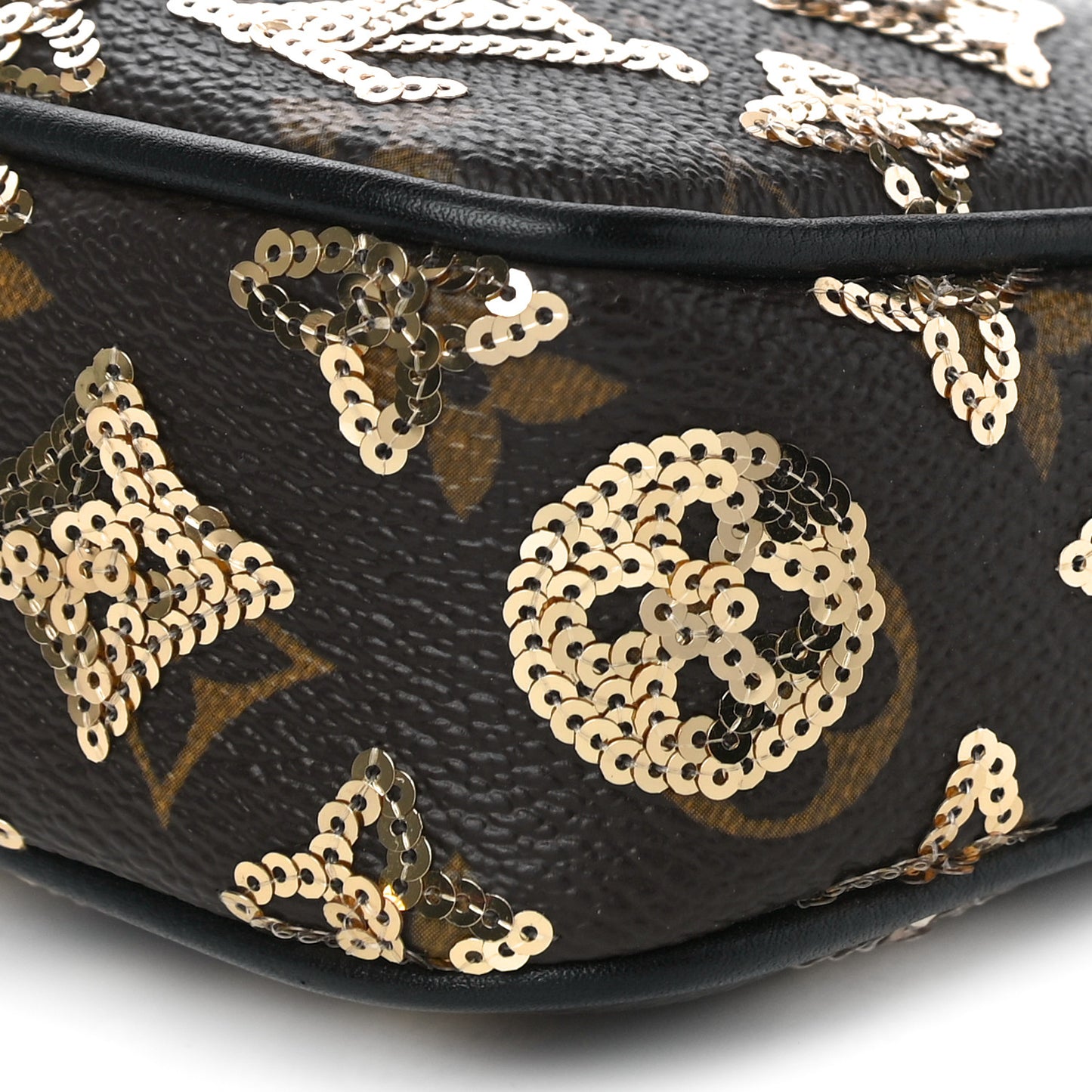 Monogram Sequins Eclipse Pochette Gold