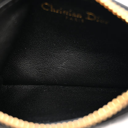 Christian Dior Supple Calfskin Cannage Caro Multifunctional Pouch Black 7 of 13