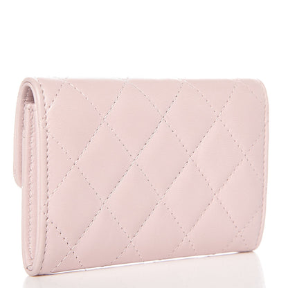 Chanel Lambskin Quilted Card Holder Light Pink 3 of 8