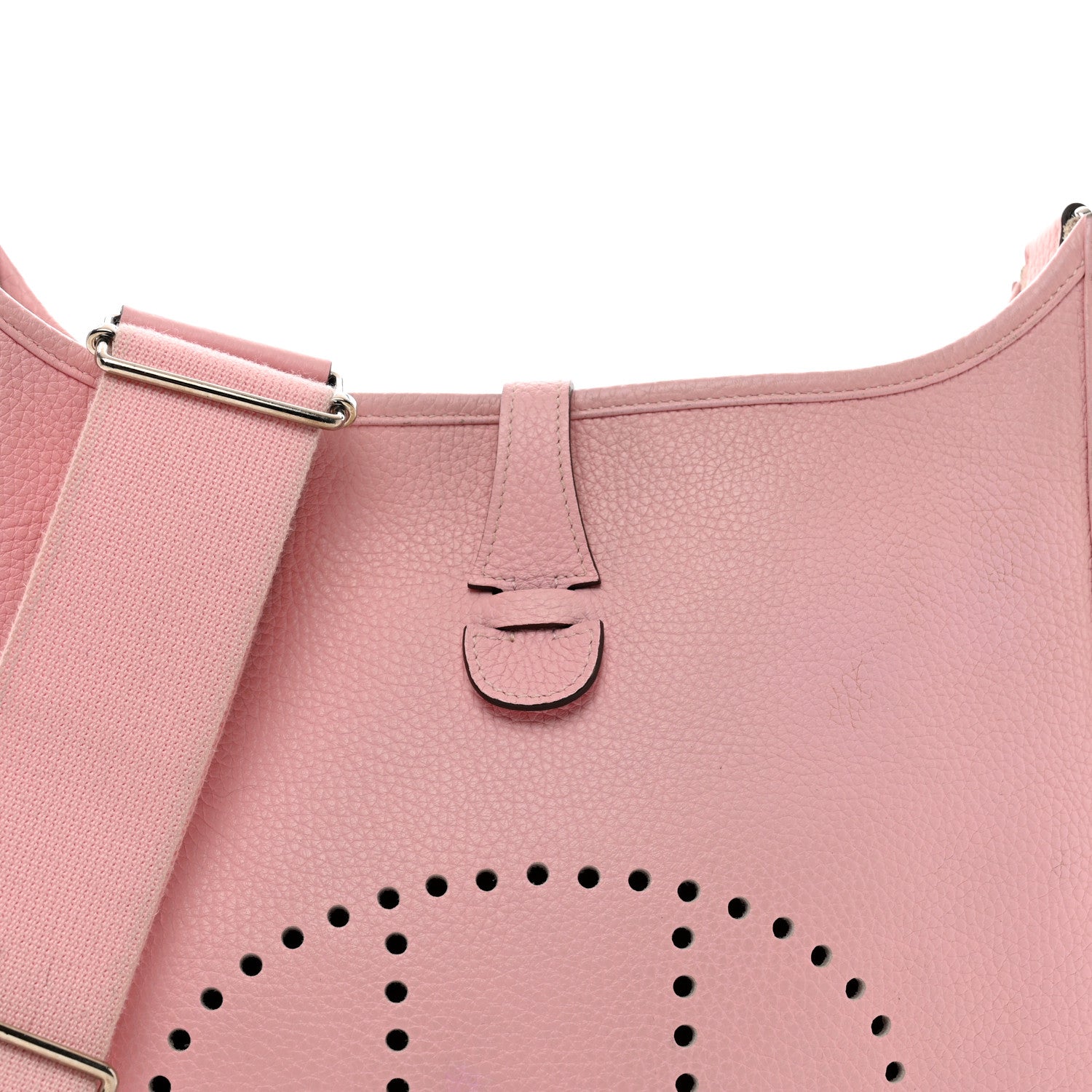 Hermes Taurillon Clemence Evelyne III PM Rose Sakura 5 of 12