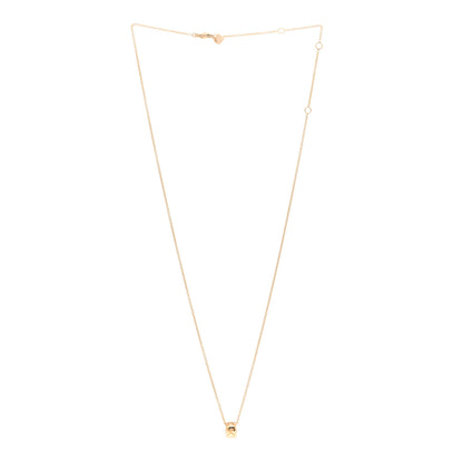 Chanel 18K Yellow Gold Coco Crush Round Pendant Necklace 3 of 5