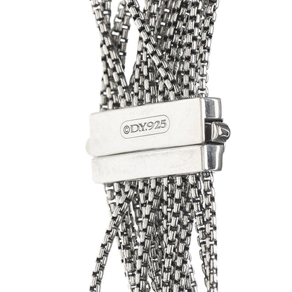 David Yurman Sterling Silver Multi Strand Box Chain Necklace 5 of 5