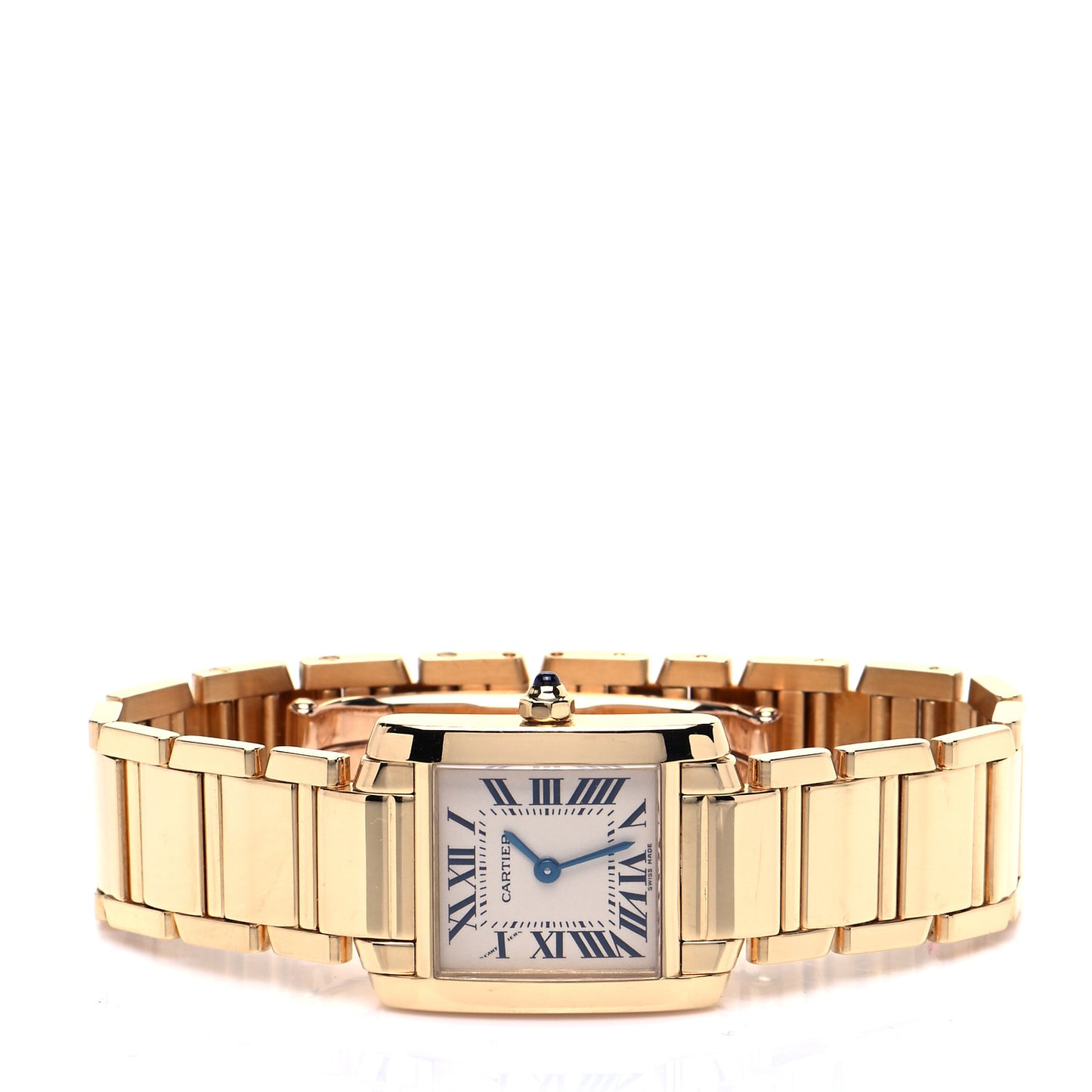 18K Yellow Gold 20mm Tank Francaise Quartz Watch