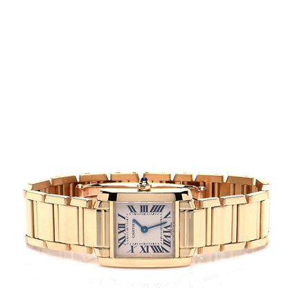 Cartier 18K Yellow Gold 20mm Tank Francaise Quartz Watch 2 of 4