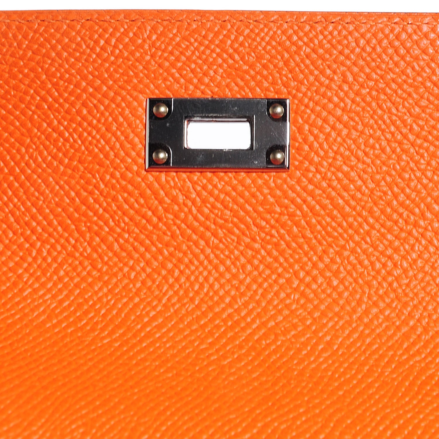 Hermes Epsom Kelly Longue Wallet Orange 14 of 18