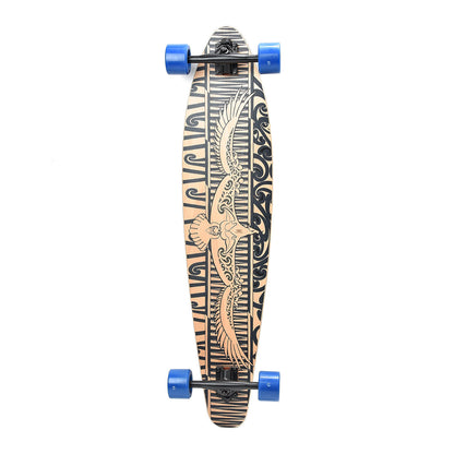 Hermes Maple Wood Long Board Skateboard 3 of 10