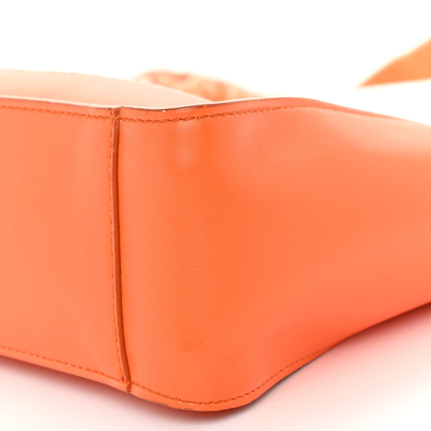 Eco Alter Nappa Perforated Logo Mini Crossbody Orange