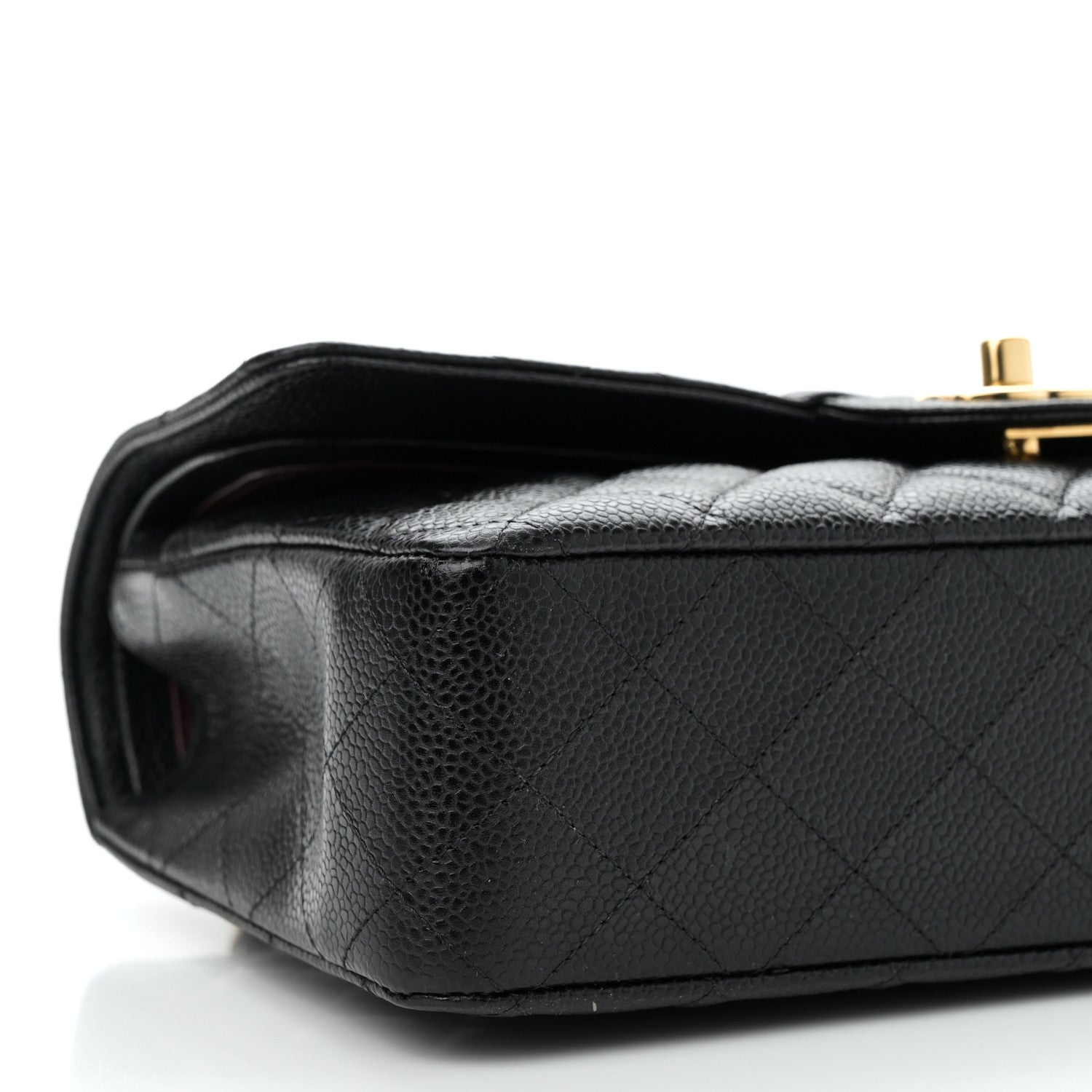 Chanel Caviar Quilted Medium Double Flap Black 9 of 11