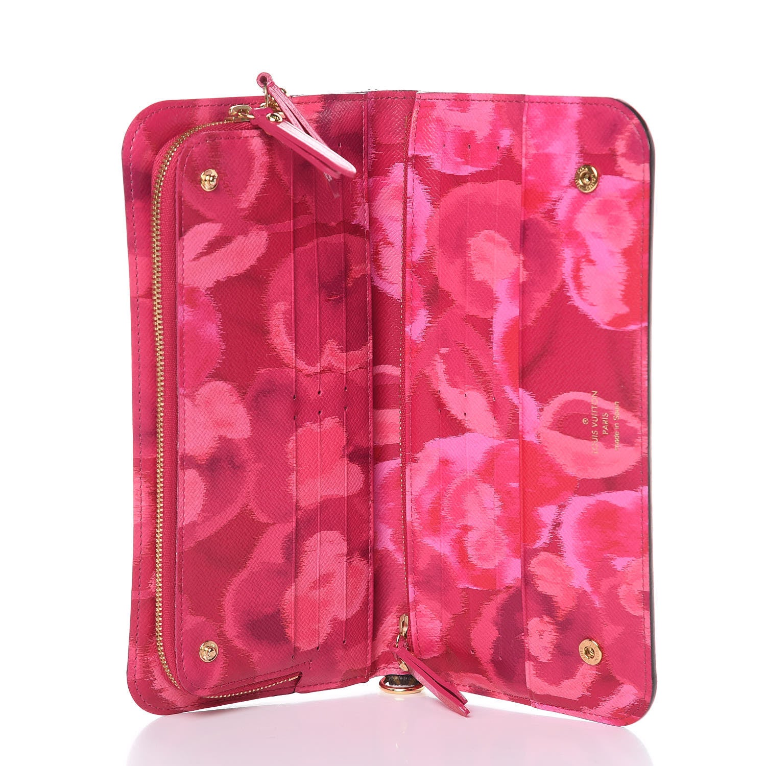 Louis Vuitton Monogram Articles de Voyage Ikat Insolite Wallet Rose Indien 5 of 9