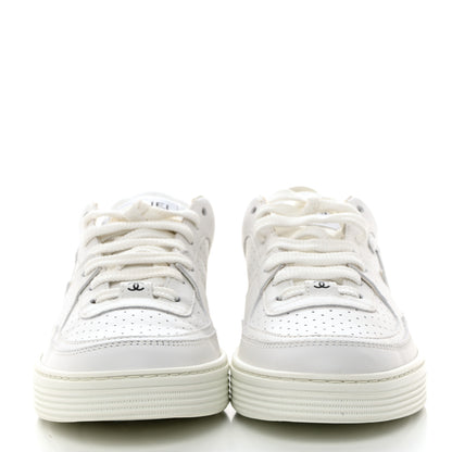 Chanel Calfskin CC Womens Sneakers 37 White 2 of 10