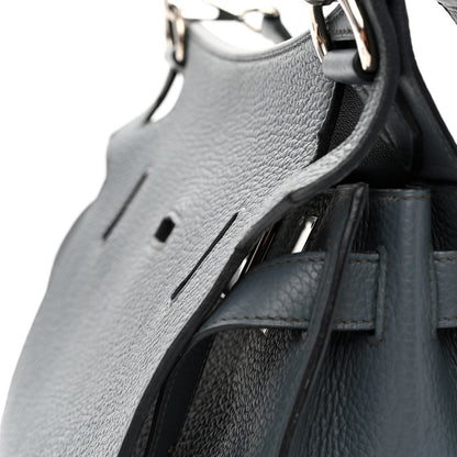 Hermes Taurillon Clemence Jypsiere 31 Bleu Ocean 13 of 17