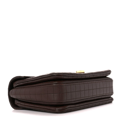 Celine Calfskin Quilted Medium C Bag Brown 4 of 12