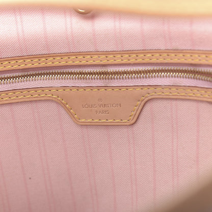 Louis Vuitton Damier Azur Delightful PM Rose Ballerine 5 of 9