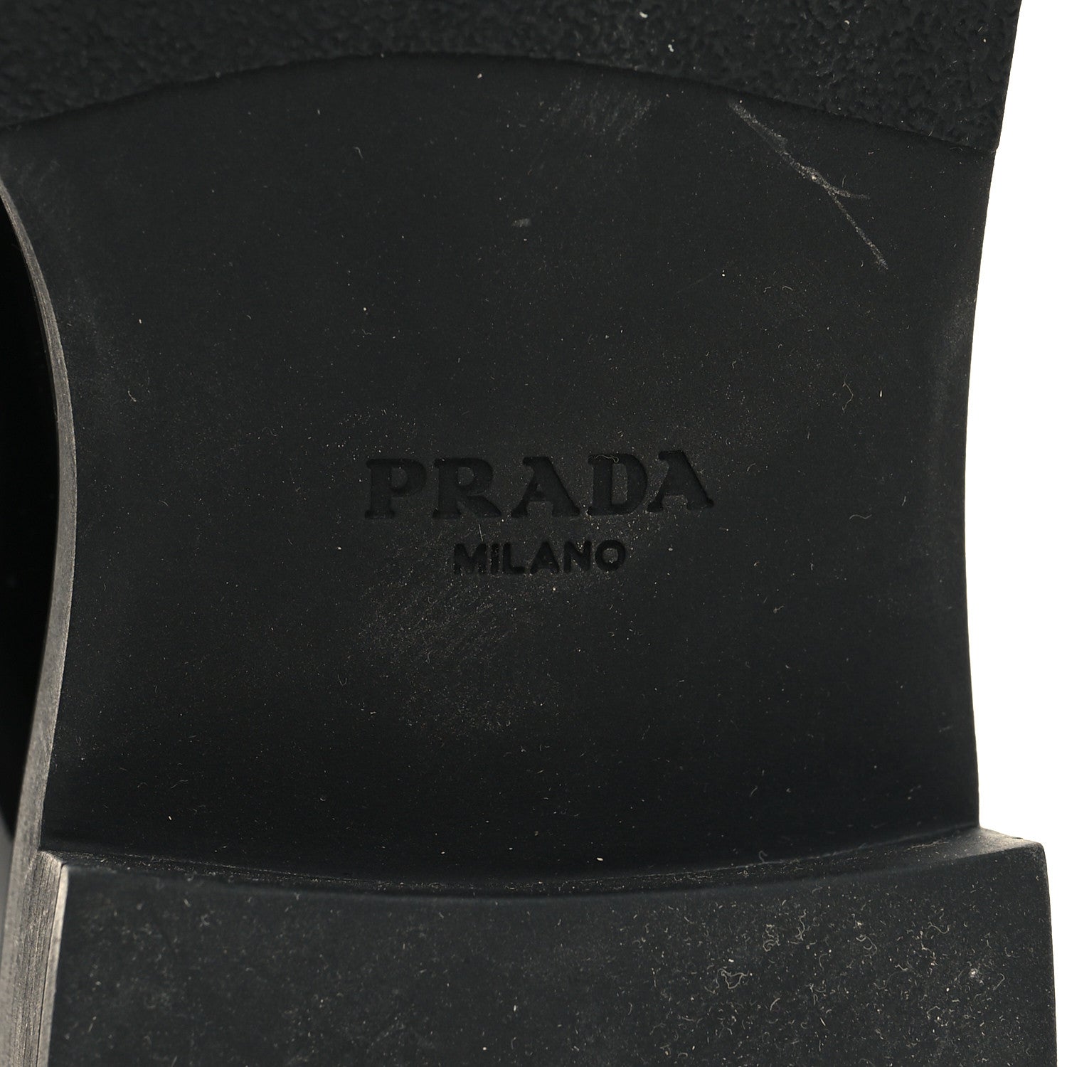 Prada Vernice Triangle 50mm Loafers 38 Black 7 of 9