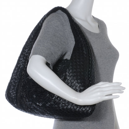 Bottega Veneta Nappa Intrecciato Large Veneta Plisse Hobo Nero Black 2 of 9