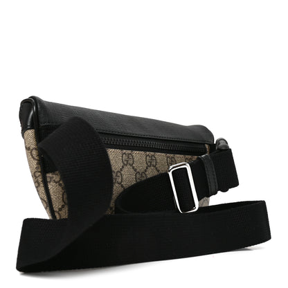 Gucci GG Supreme Monogram Belt Bag Black 2 of 10