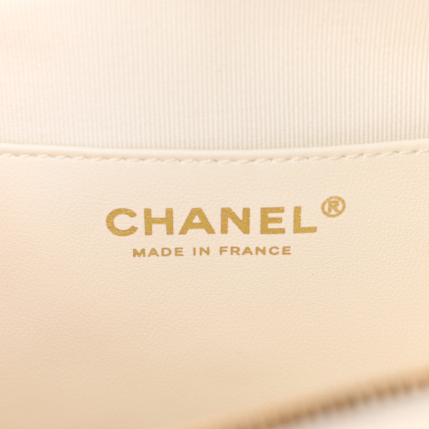 Lambskin Quilted CC In Love Heart Bag White