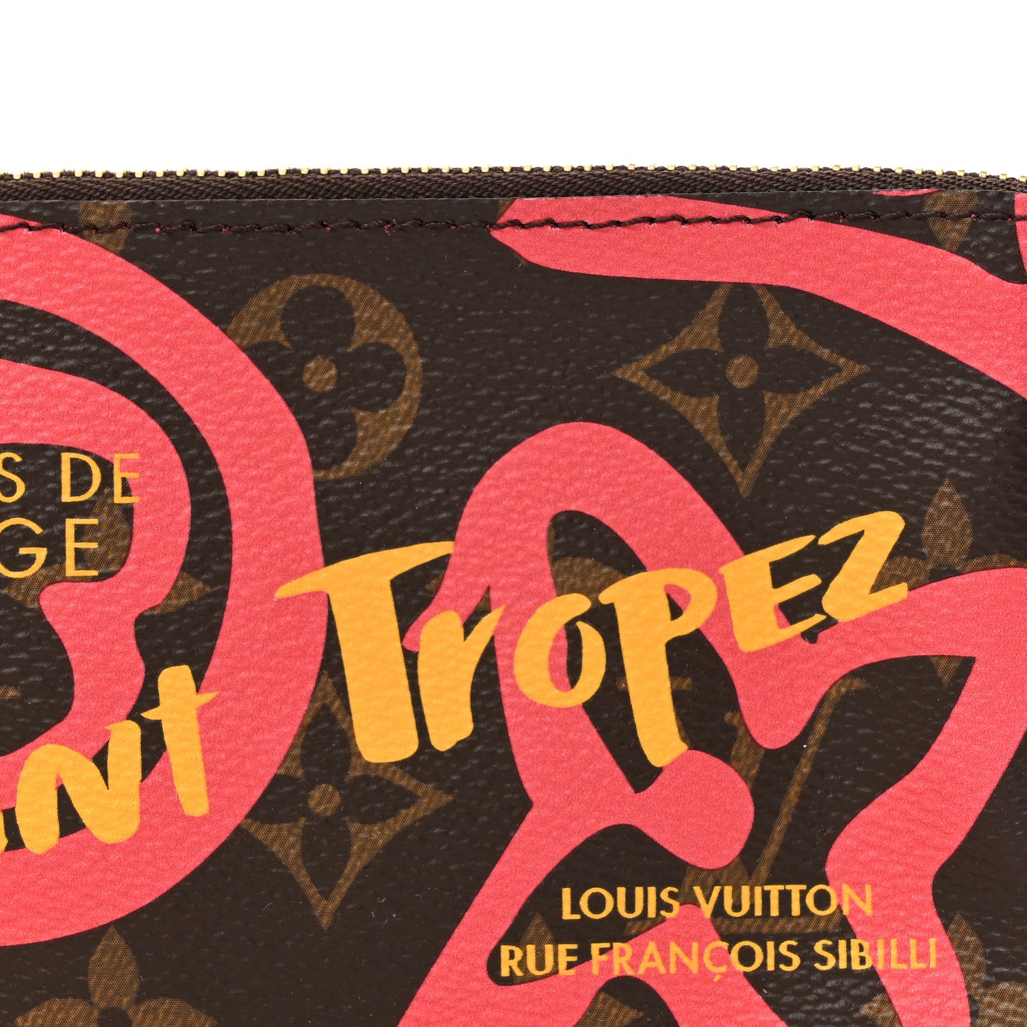 Louis Vuitton Monogram Tahitienne Saint Tropez Mini Pochette Accessories 8 of 10