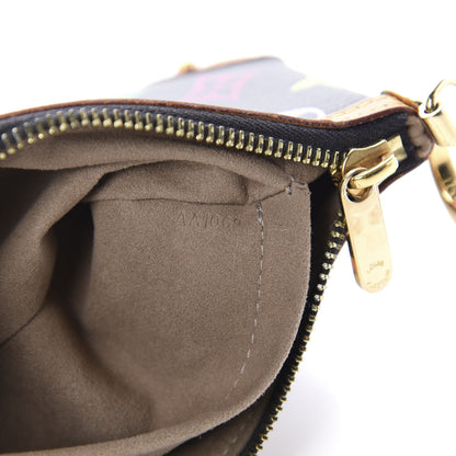 Louis Vuitton Monogram Multicolor Pochette Milla MM Black 9 of 10