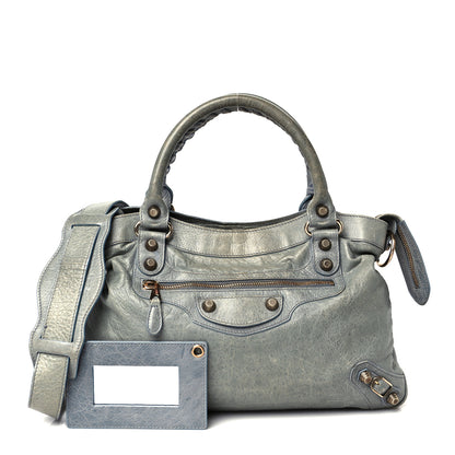 Balenciaga Agneau Giant 12 Rose Gold Hardware Town Ardoise 3 of 11